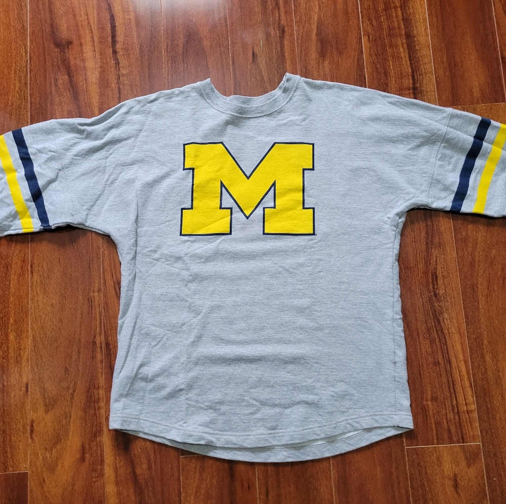 Block M Michigan crewneck sweatshirt League Collegiate Outfitters